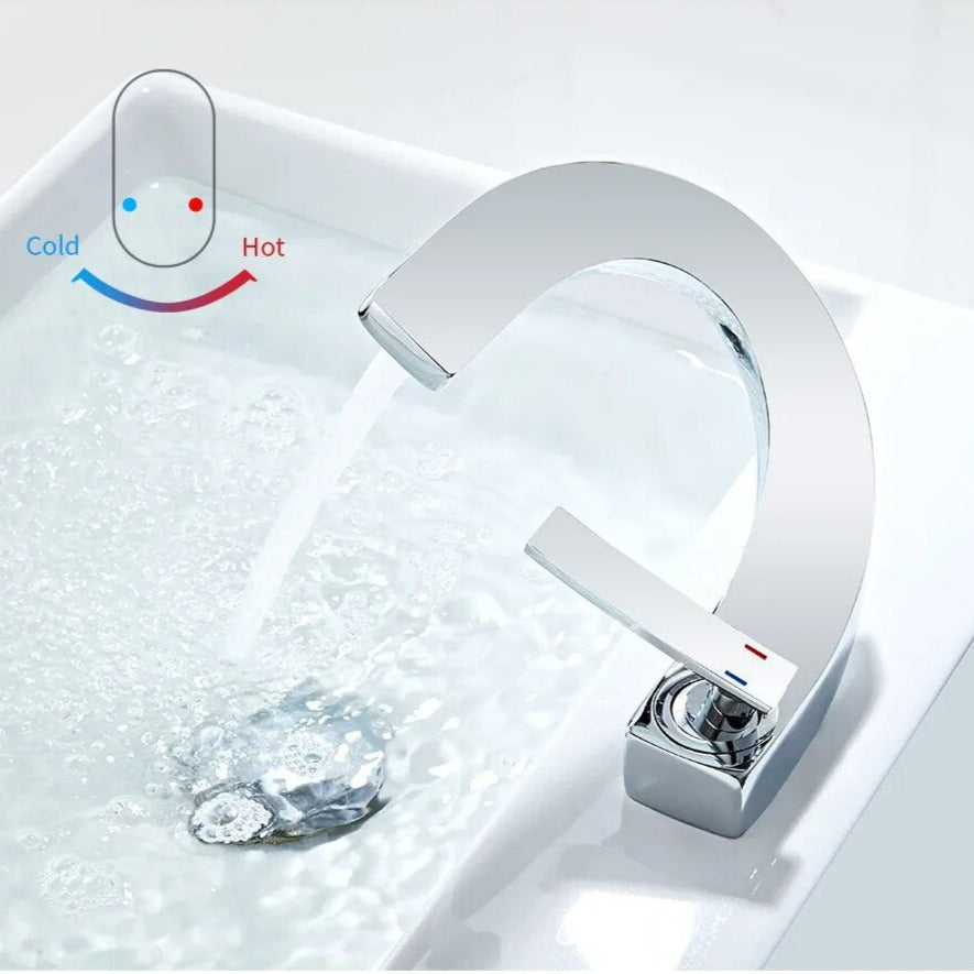 Vern - Grifo curvo para baño