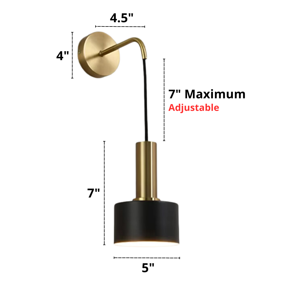 Modern Nordic Hanging Wall Sconce