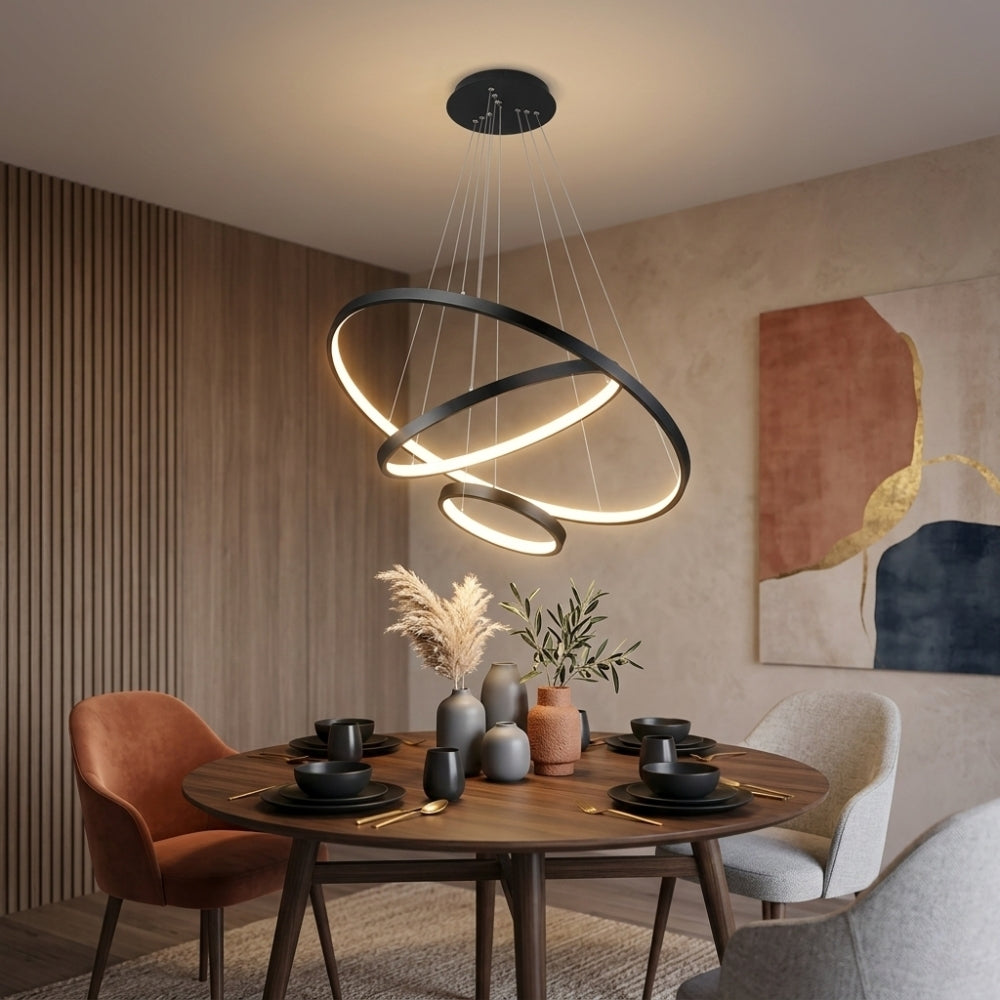 Modern LED Ring Chandelier