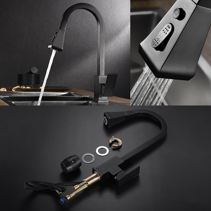 Teagan - Grifo de cocina extraíble moderno