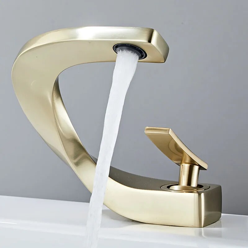 Vern - Grifo curvo para baño