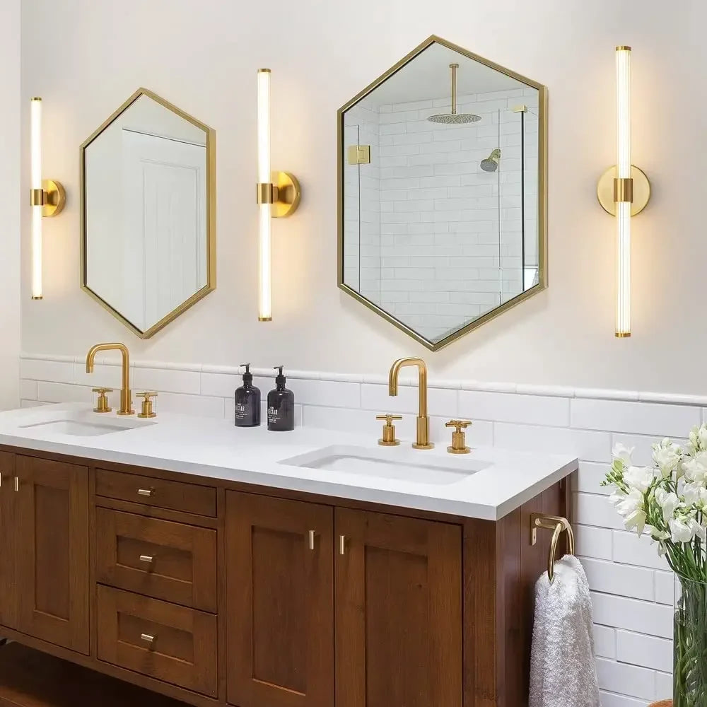 Tinsley - Aplique de pared/tocador LED de dos focos