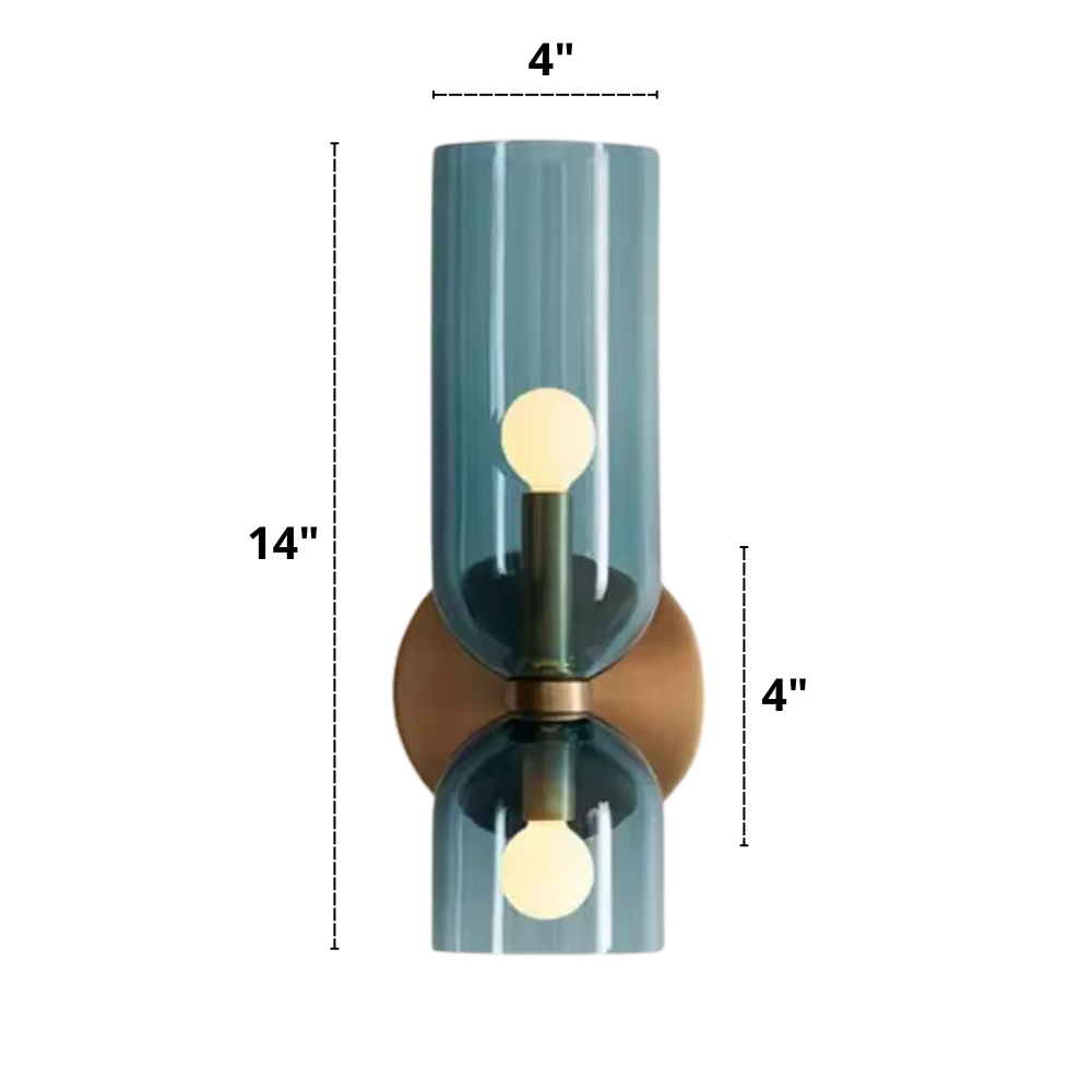 Perla - Aplique de pared de vidrio moderno