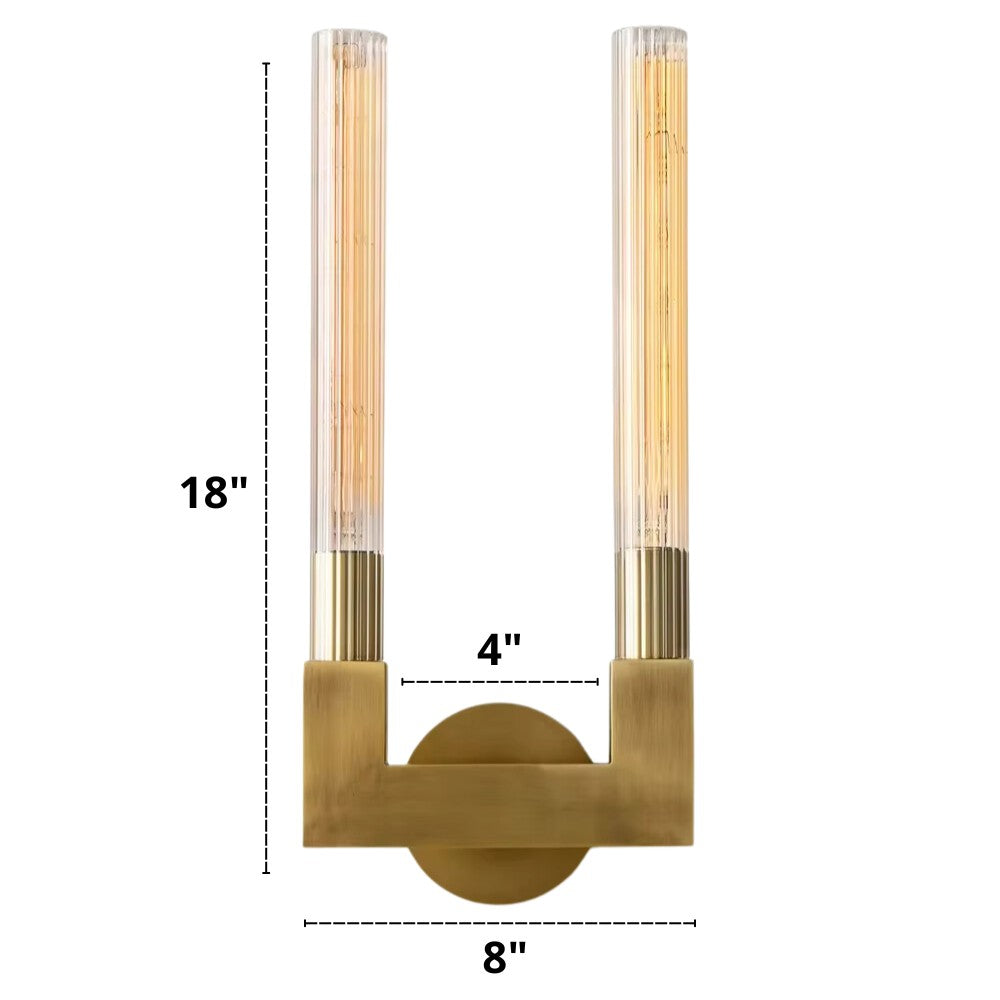 Levina - Modern Single & Two-Bulb Wall Sconces