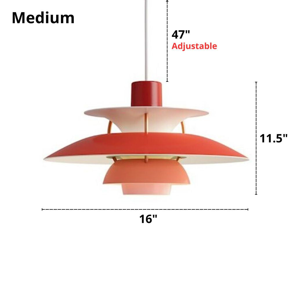 Suspensions colorées à plusieurs niveaux