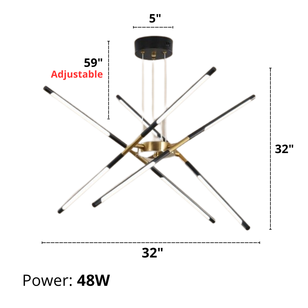 Ansley - Lustre LED moderne