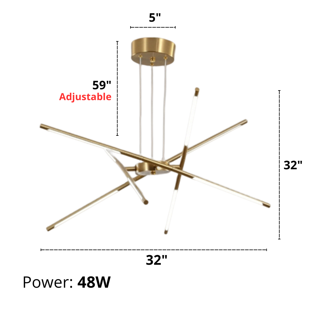 Ansley - Lustre LED moderne