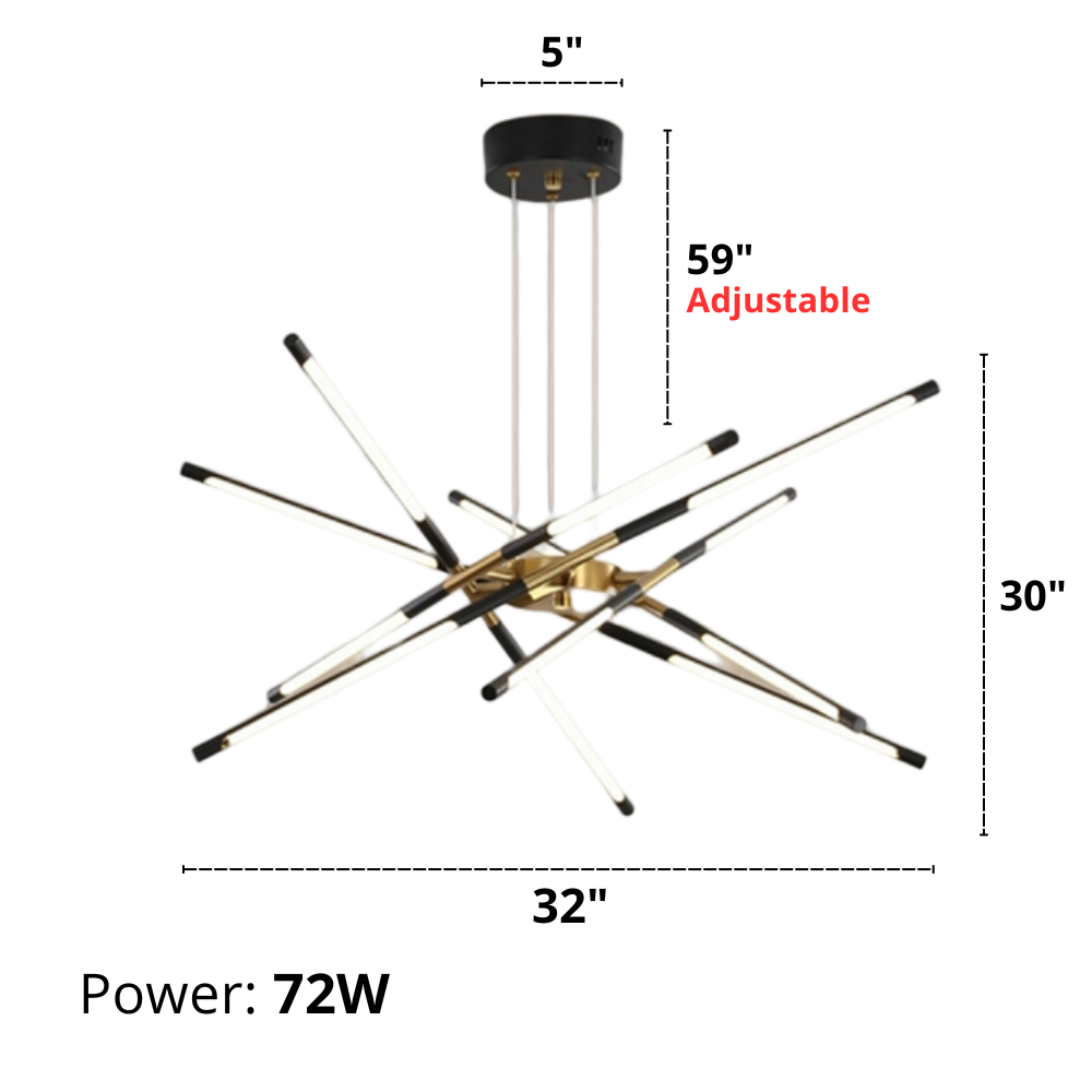 Ansley - Lustre LED moderne