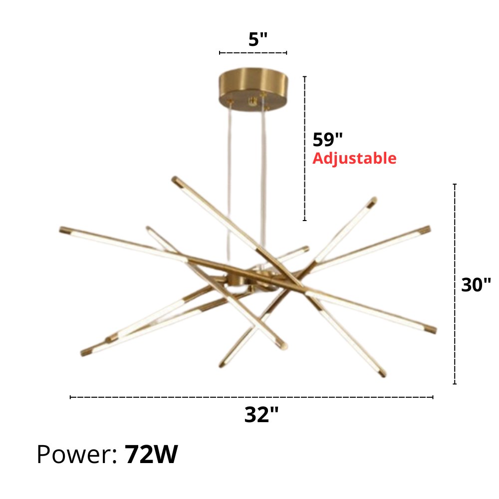 Ansley - Lustre LED moderne