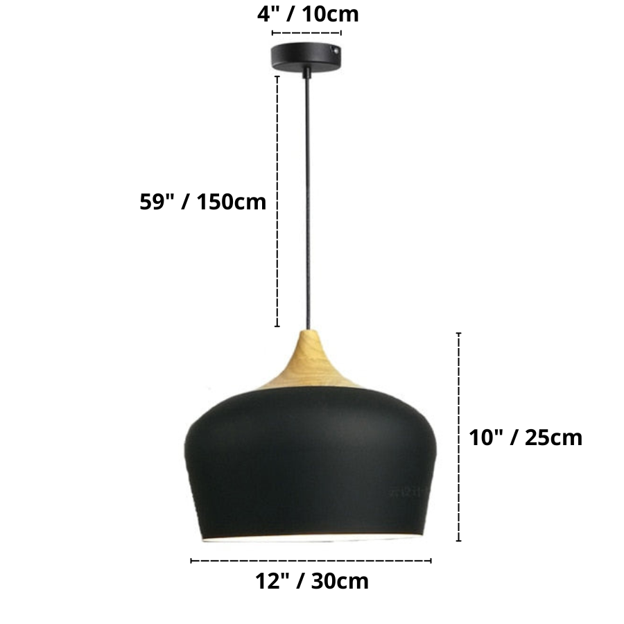 Suspension dôme minimaliste nordique
