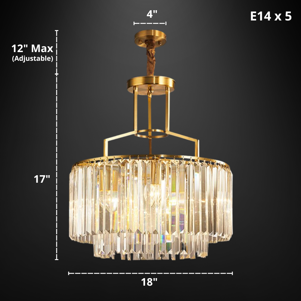 Hansel - Glass Crystal Chandelier