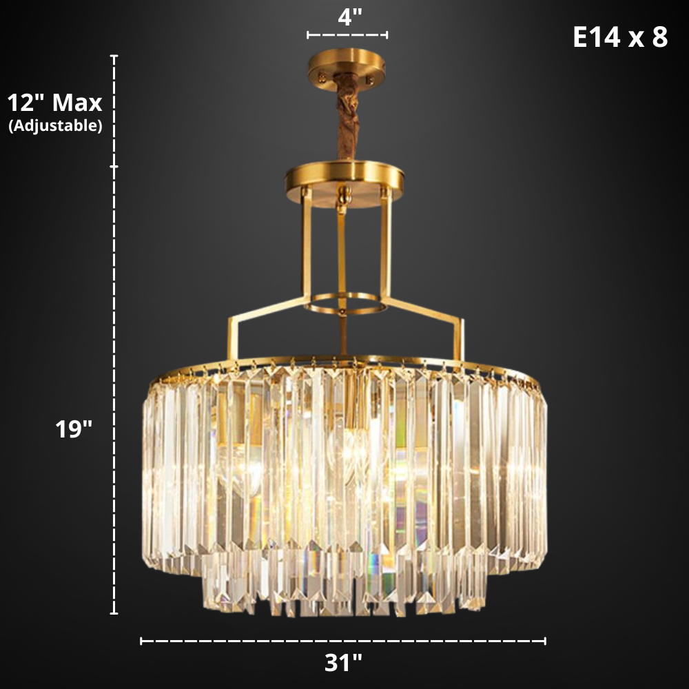 Hansel - Glass Crystal Chandelier