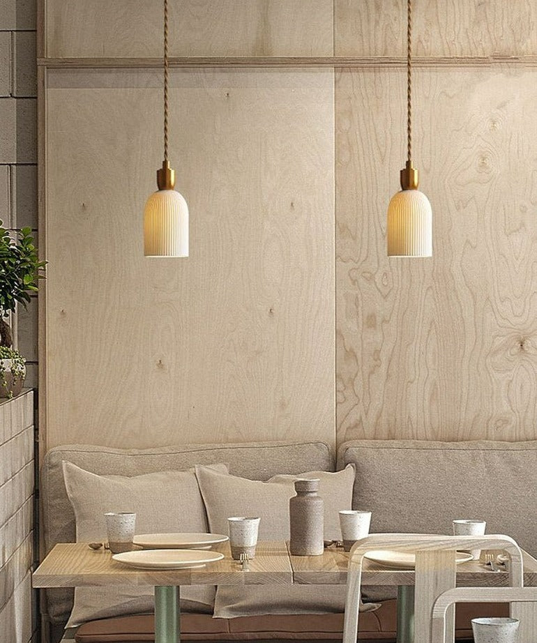 nordic ceramic restaurant pendant light fixtures