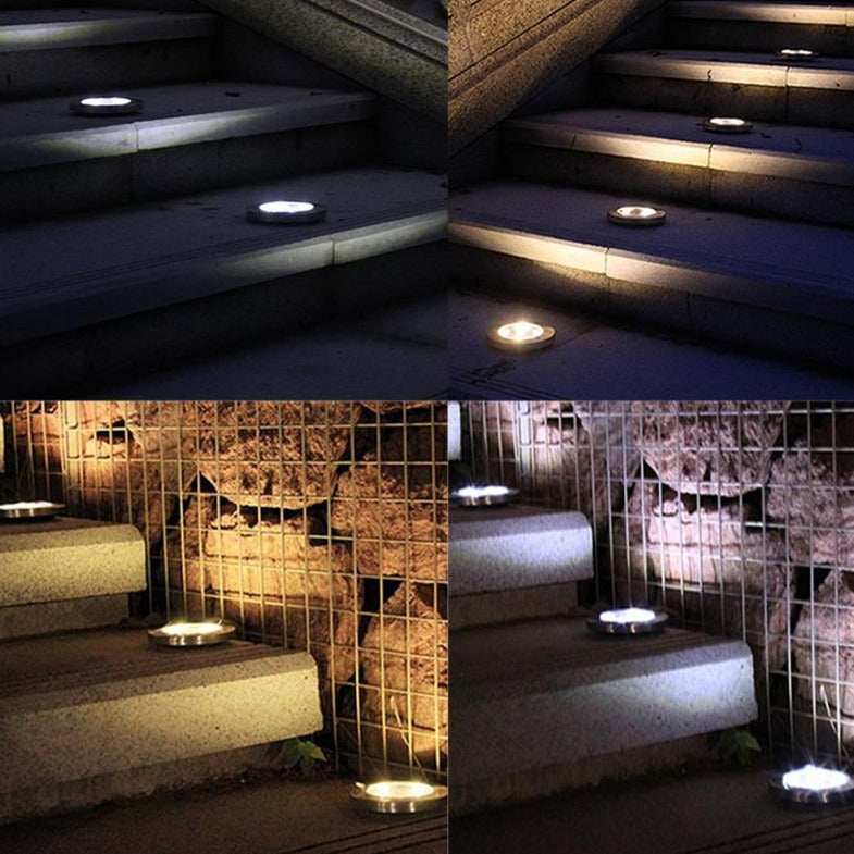Lampes solaires d'extérieur au sol