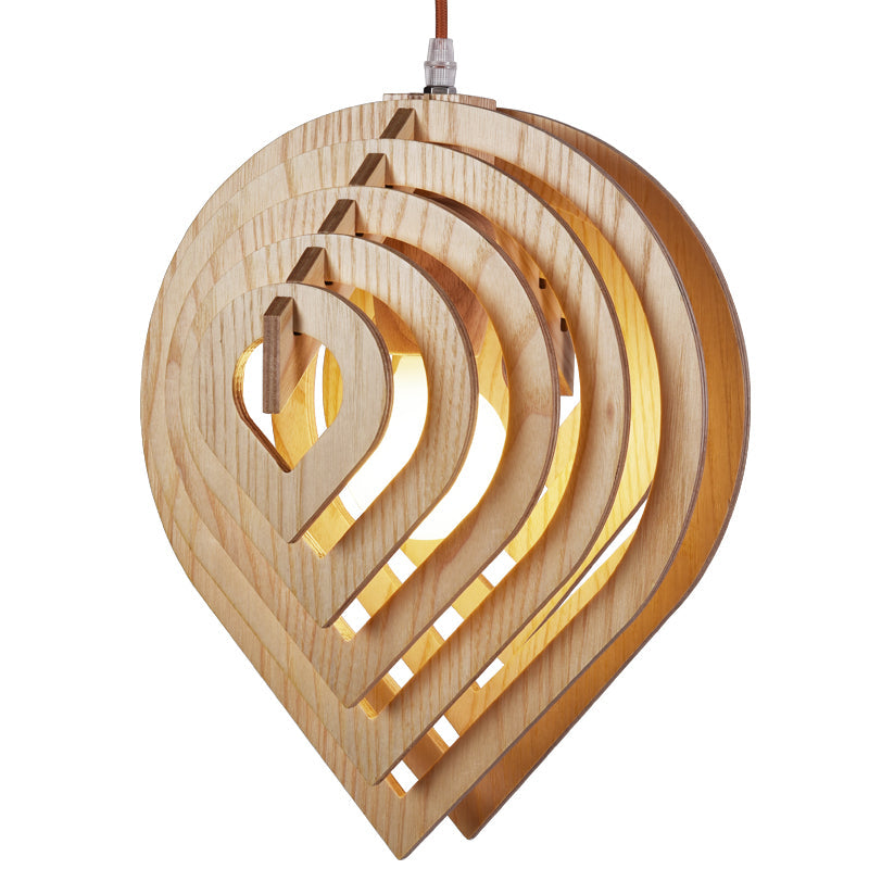 Harper - Lámpara colgante moderna de madera