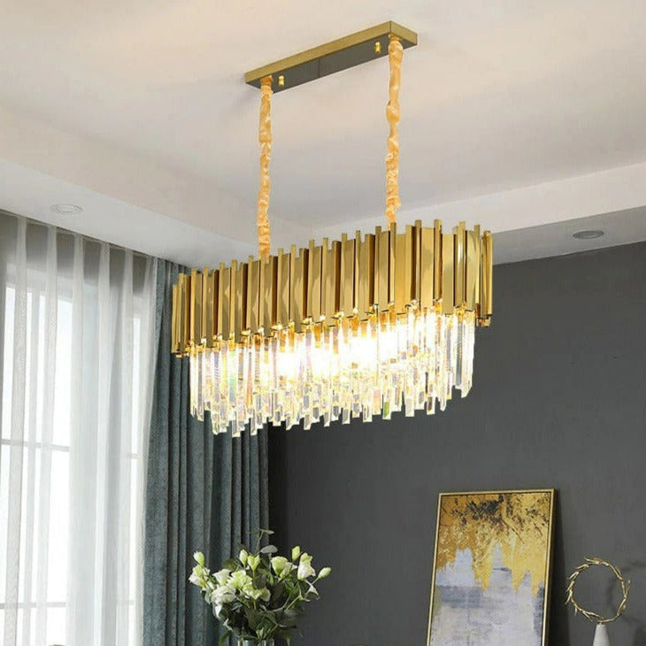 Modern glass crystal chandelier