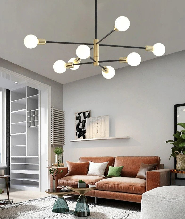Modern Multi-Bulb Chandelier for entryways