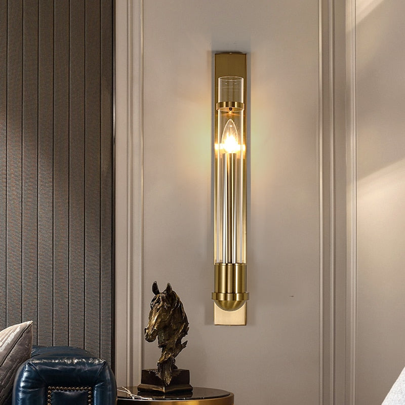 Aston - Aplique de pared moderno y delgado