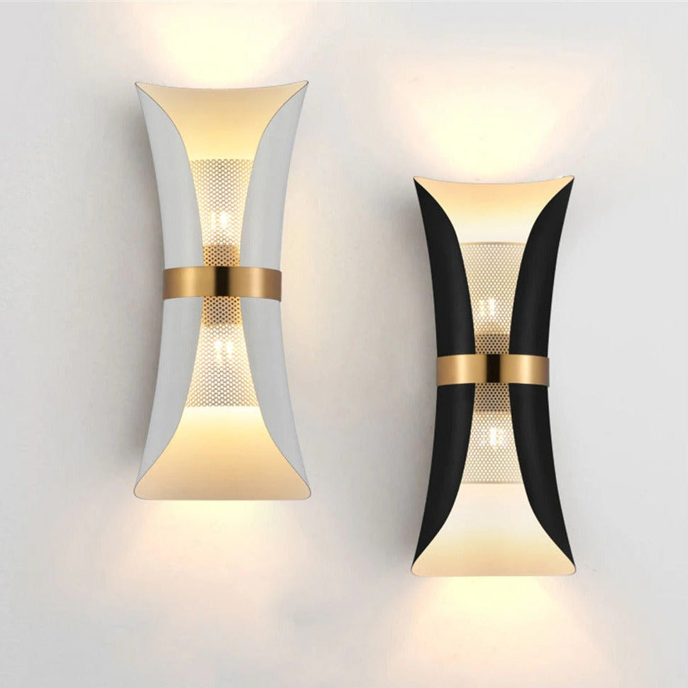 European style ribbon wall sconces