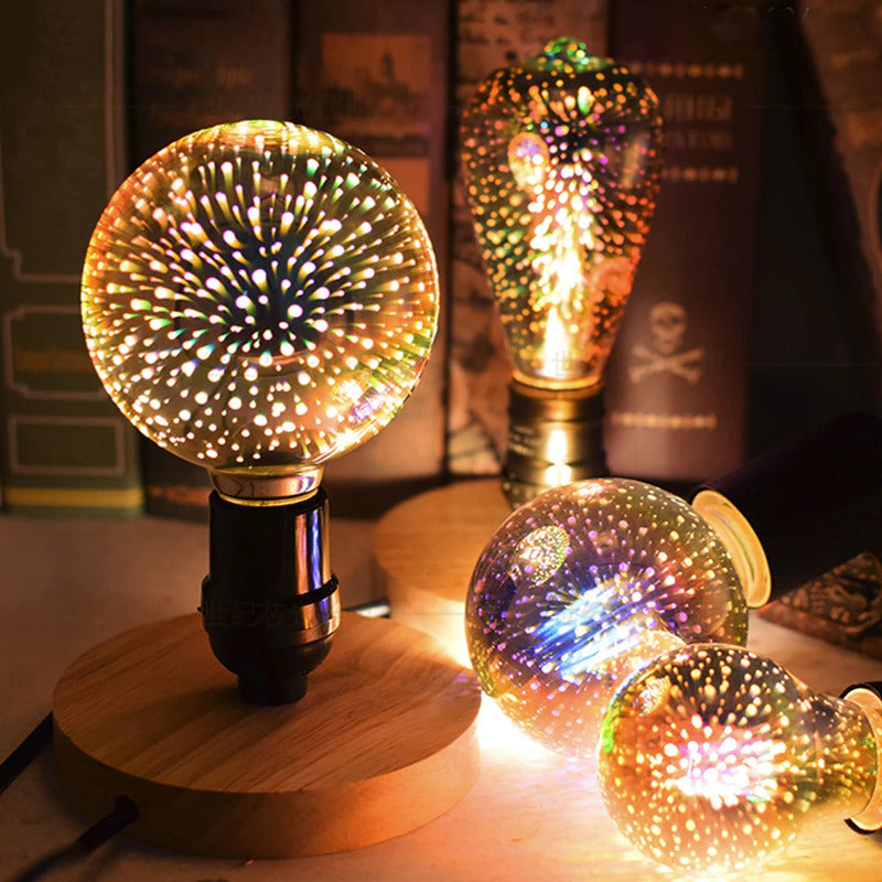 Bedside fireworks display LED Light Bulb