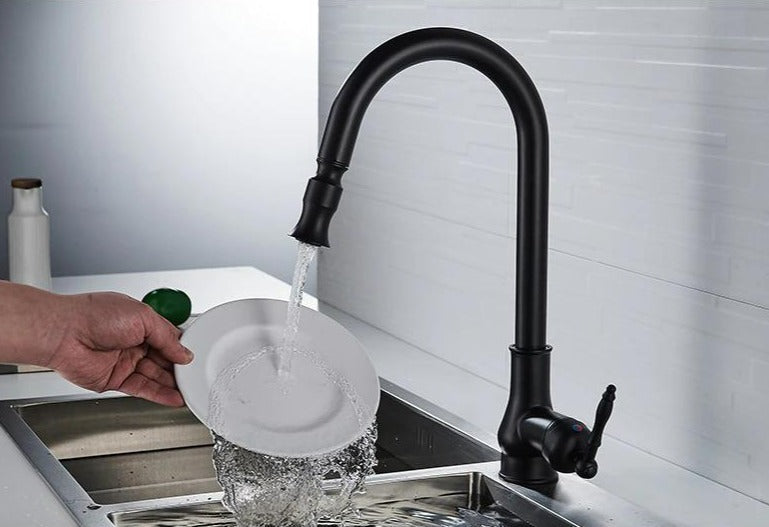 Black Antique Bronze Touch Control Kitchen Faucet