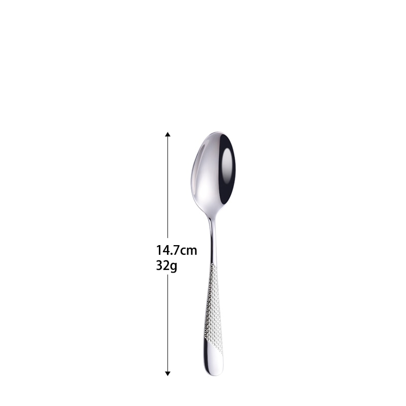 Juego de cubiertos con mango texturizado moderno