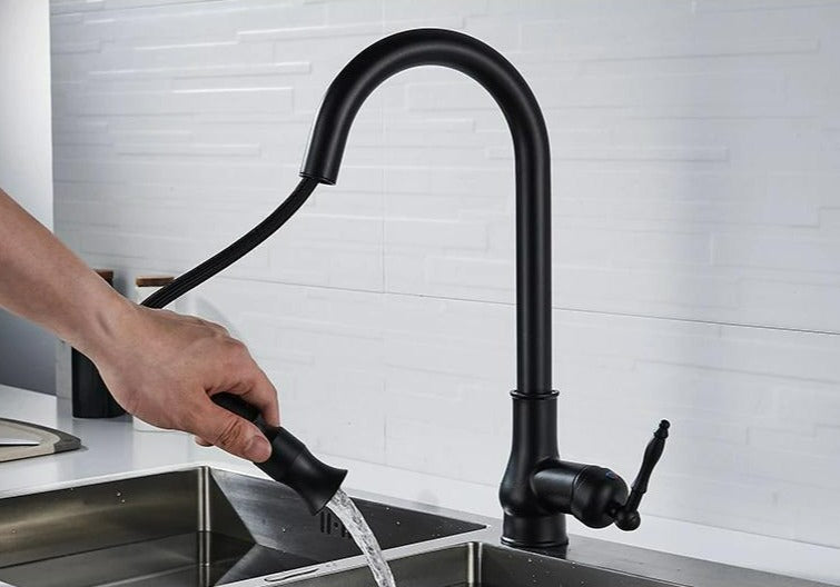 Black Touch Control Kitchen Faucet