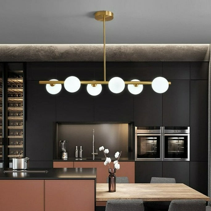Polished Brass Multi-Bulb Chandelier