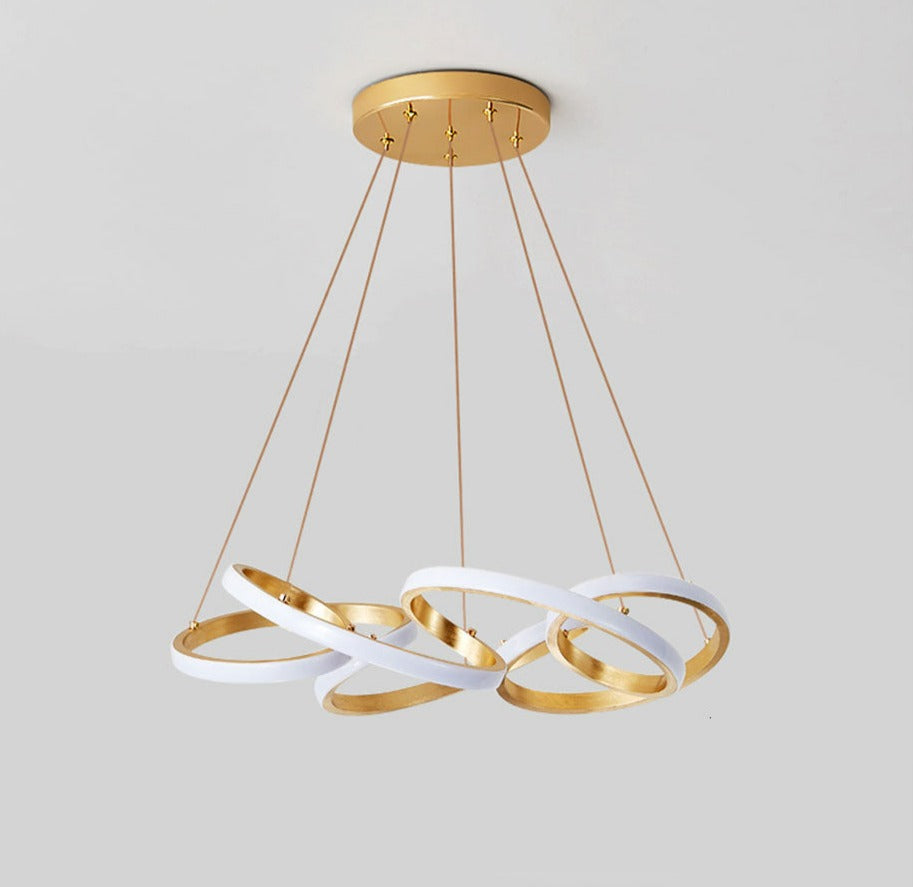Lámpara de araña de cinta LED moderna