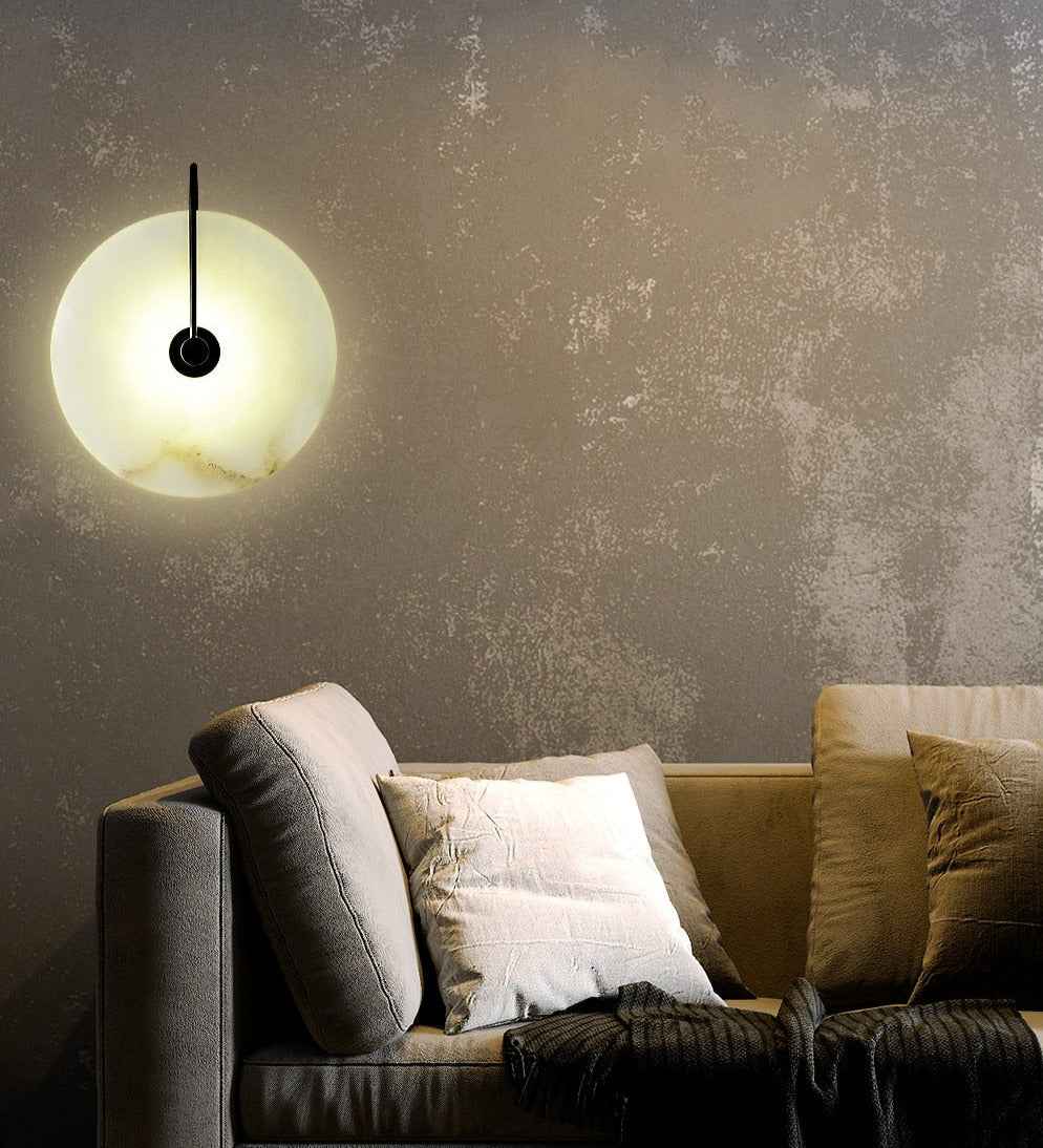 Applique murale moderne en marbre blanc