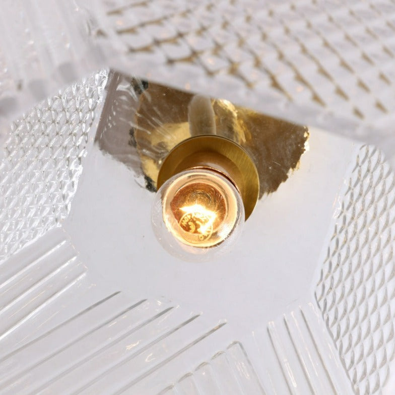 Lámpara de techo de cristal moderna