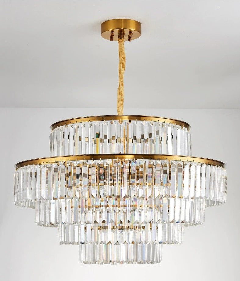Modern Glass crystal chandelier for living room