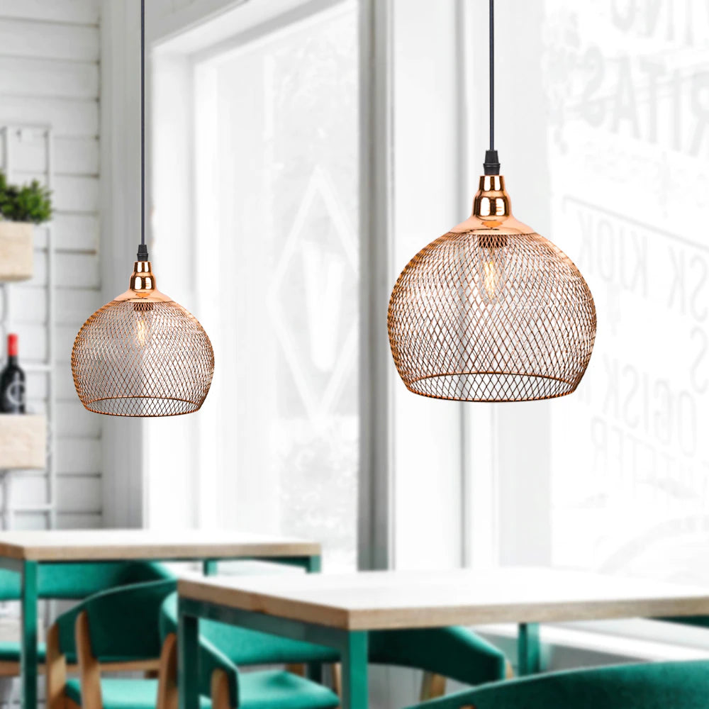 Rose - Suspensions cage modernes