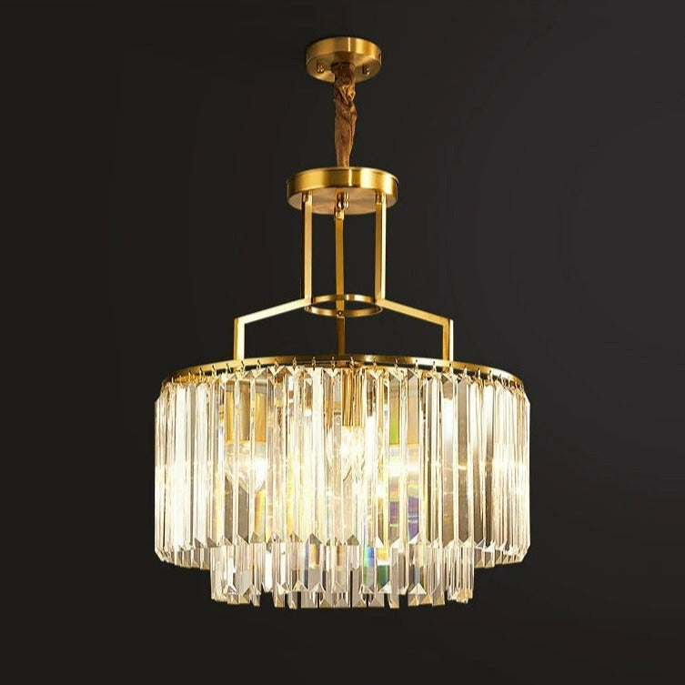 octavian glass crystal chandelier