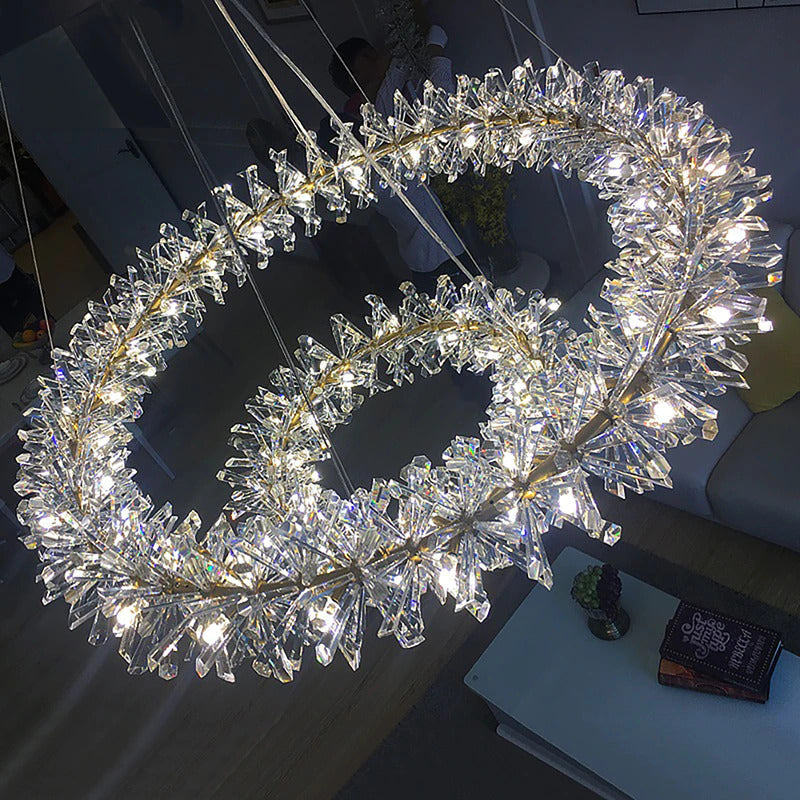 Glass Crystal Chandelier for Dining Room