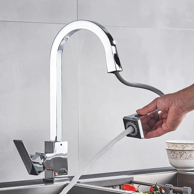 Grifo de cocina extraíble moderno