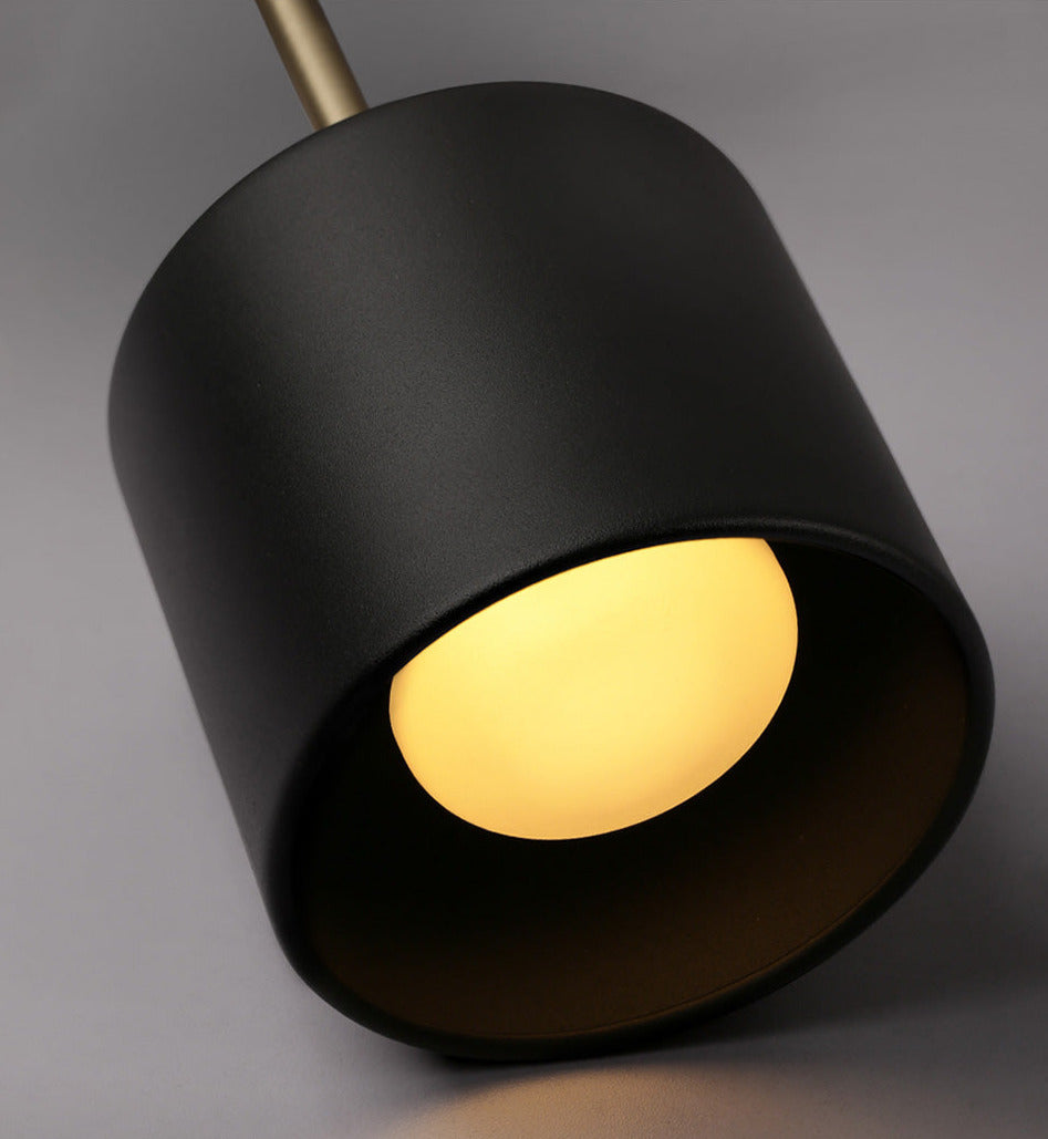 Corbin - Applique murale moderne noire et laiton