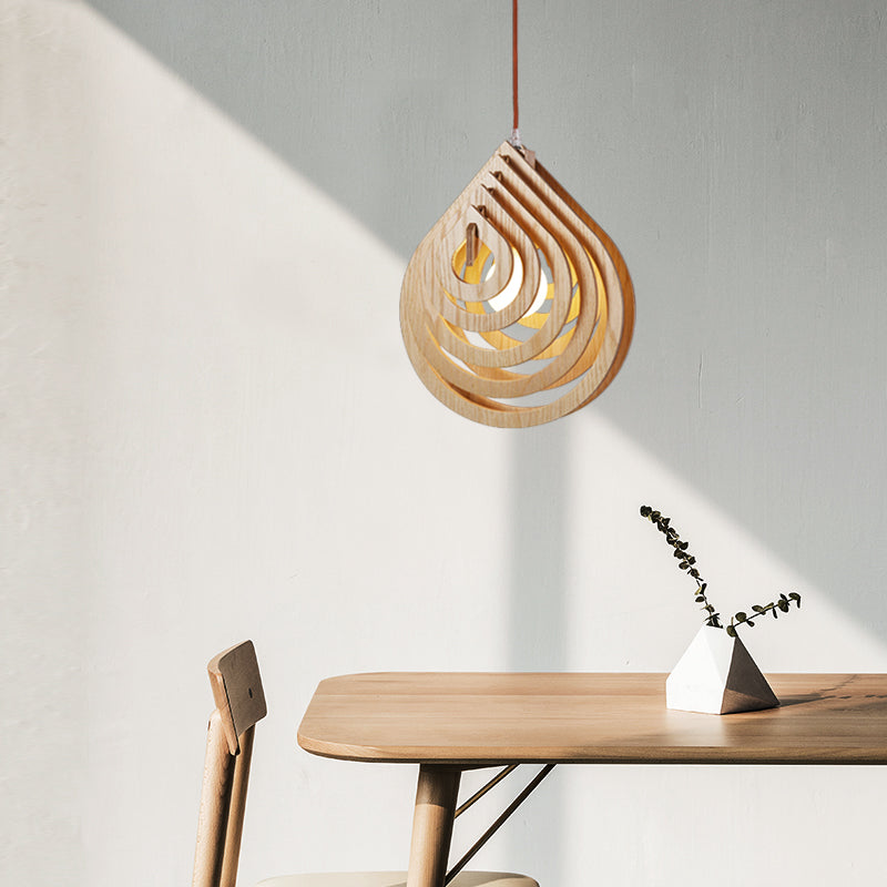 Harper - Lámpara colgante moderna de madera