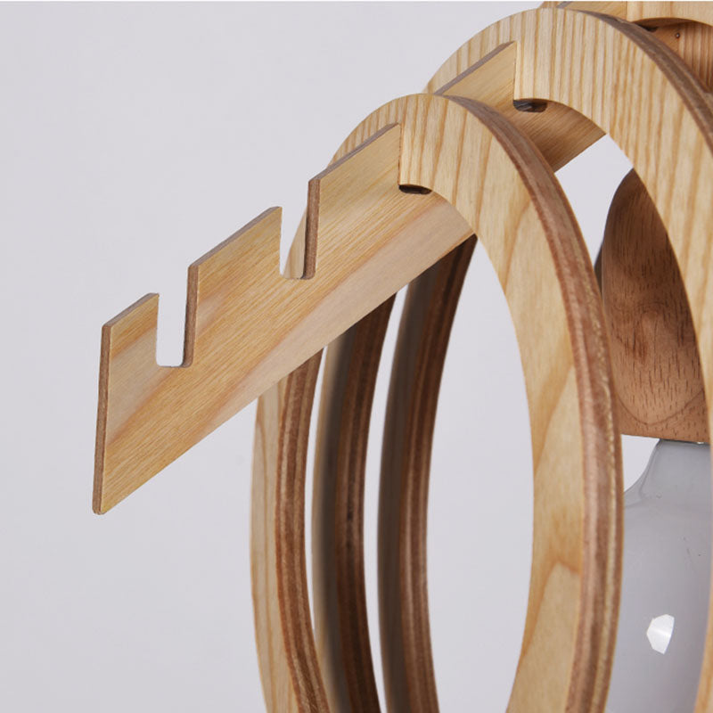 Harper - Lámpara colgante moderna de madera