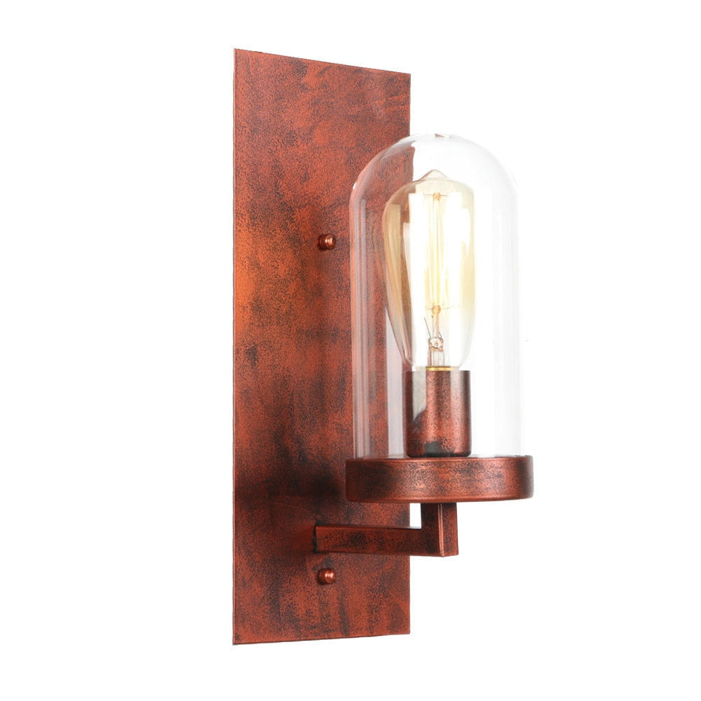 retro rust look wall sconces