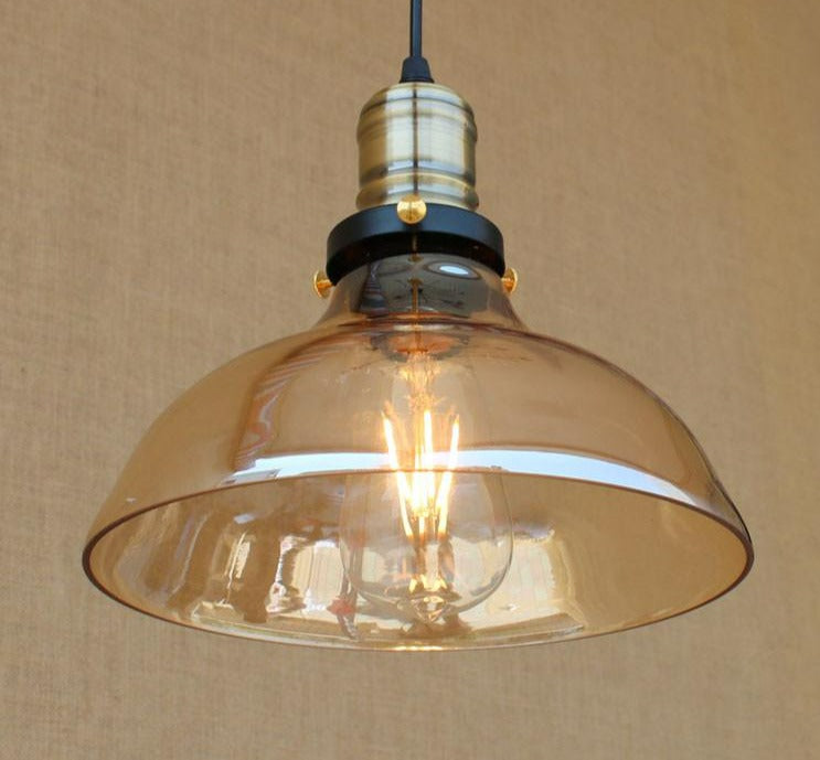 Georgia - Vintage Glass Pendant Light