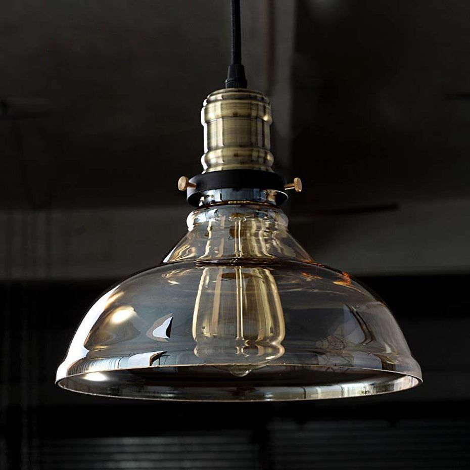Georgia - Vintage Glass Pendant Light