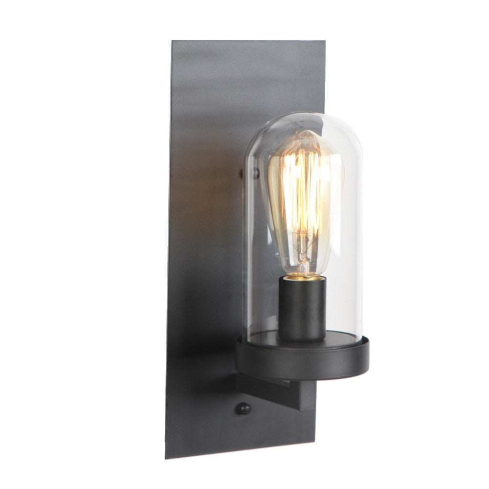 black restaurant retro vintage wall lights