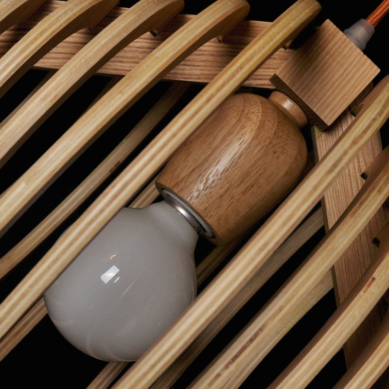 Harper - Lámpara colgante moderna de madera