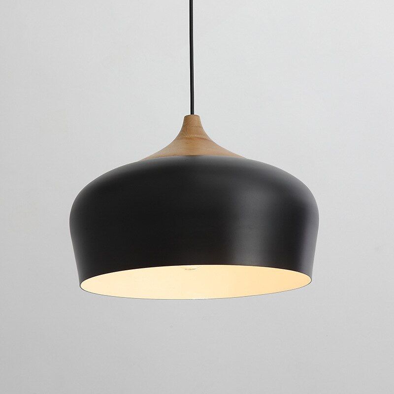 black modern scandonavian style pendant light