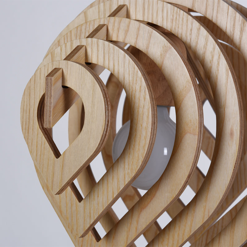 Harper - Lámpara colgante moderna de madera