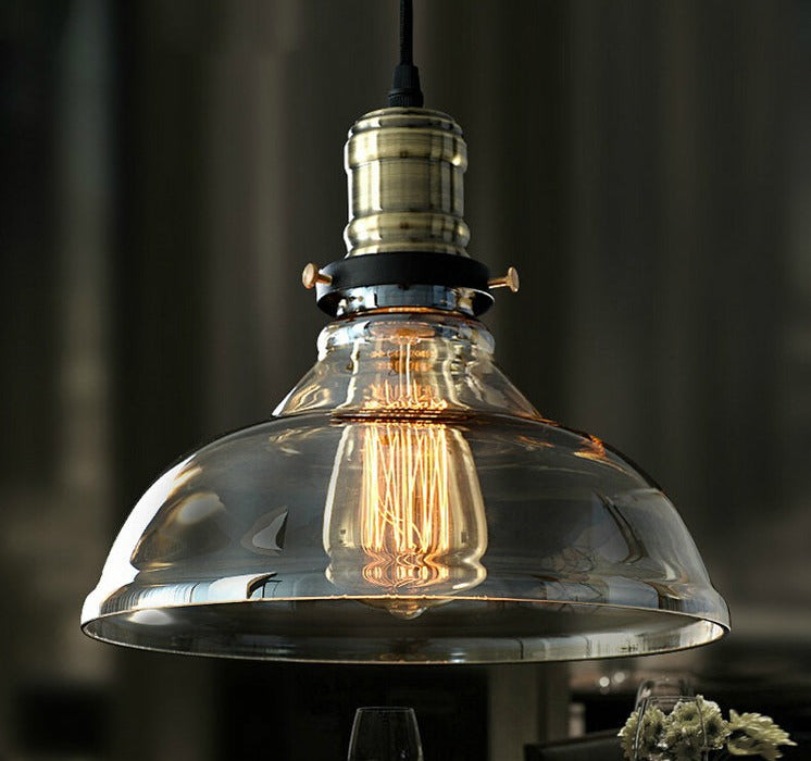 Georgia - Vintage Glass Pendant Light