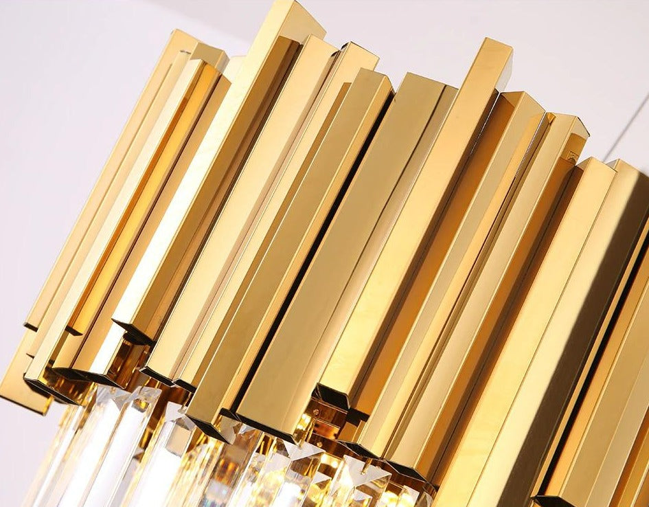 Aleta - Modern Glass Crystal Chandelier