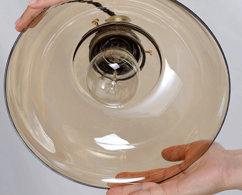 Georgia - Vintage Glass Pendant Light