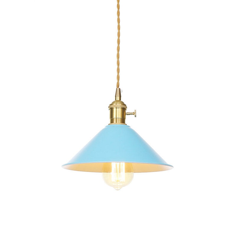 Colorful Vintage Plated Pendant Lights